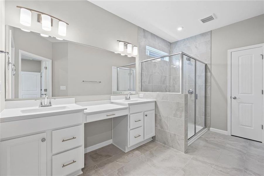 Furnished interior view inside a new home in Laurel Farms, Dallas (Image 12).