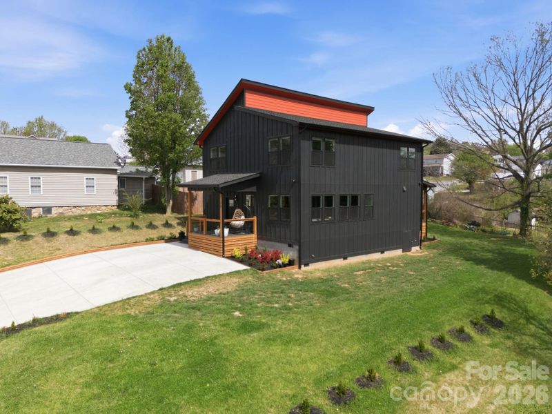 Exterior details and patio area of a home in , Canton (Image 20).