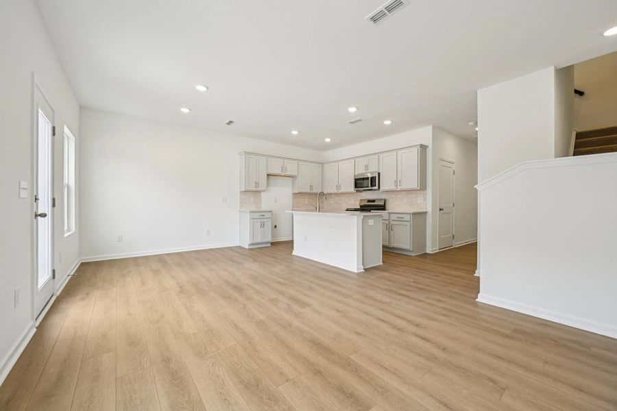Spacious, unfurnished interior of a new home in Towns at The Point, Rolesville (Image 18).