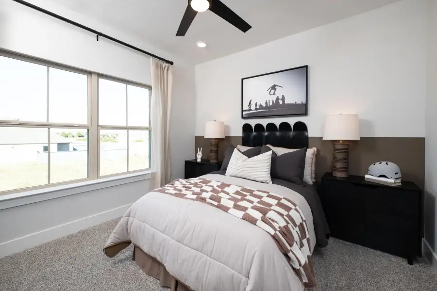 Furnished interior view inside a new home in Union Park, Little Elm (Image 12).