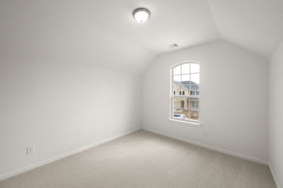 Spacious, unfurnished interior of a new home in Creekview Meadows, Pilot Point (Image 24). Spacious, unfurnished interior of a new home in Creekview Meadows, Pilot Point (Image 24).