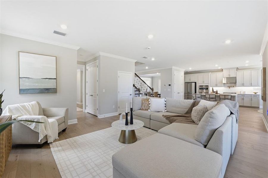 Furnished interior view inside a new home in , Wesley Chapel (Image 15). Furnished interior view inside a new home in , Wesley Chapel (Image 15).