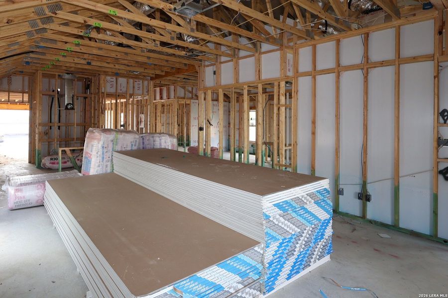 In-progress construction of a new home in Verano Farms, Von Ormy, TX (Image 28).