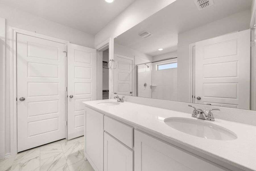 Representative exterior photo of a completed home built from the Austin by Impression Homes in Baker Farms, Cleburne, TX (Image 14).