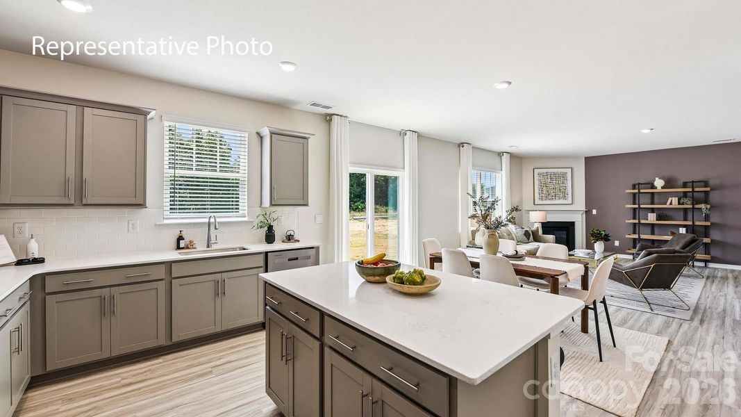 Furnished interior view inside a new home in Brandon Creek, Gastonia (Image 30).