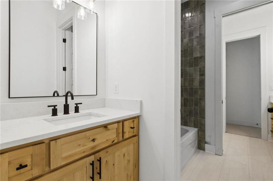 Furnished interior view inside a new home in , Dallas (Image 17). Furnished interior view inside a new home in , Dallas (Image 17).