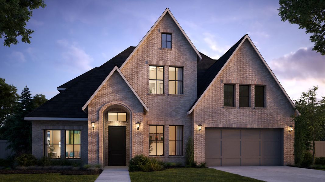 Representative exterior photo of a completed home built from the Stella by Southgate Homes in The Reserve at Watters, Allen, TX (Image 21). Representative exterior photo of a completed home built from the Stella by Southgate Homes in The Reserve at Watters, Allen, TX (Image 21).