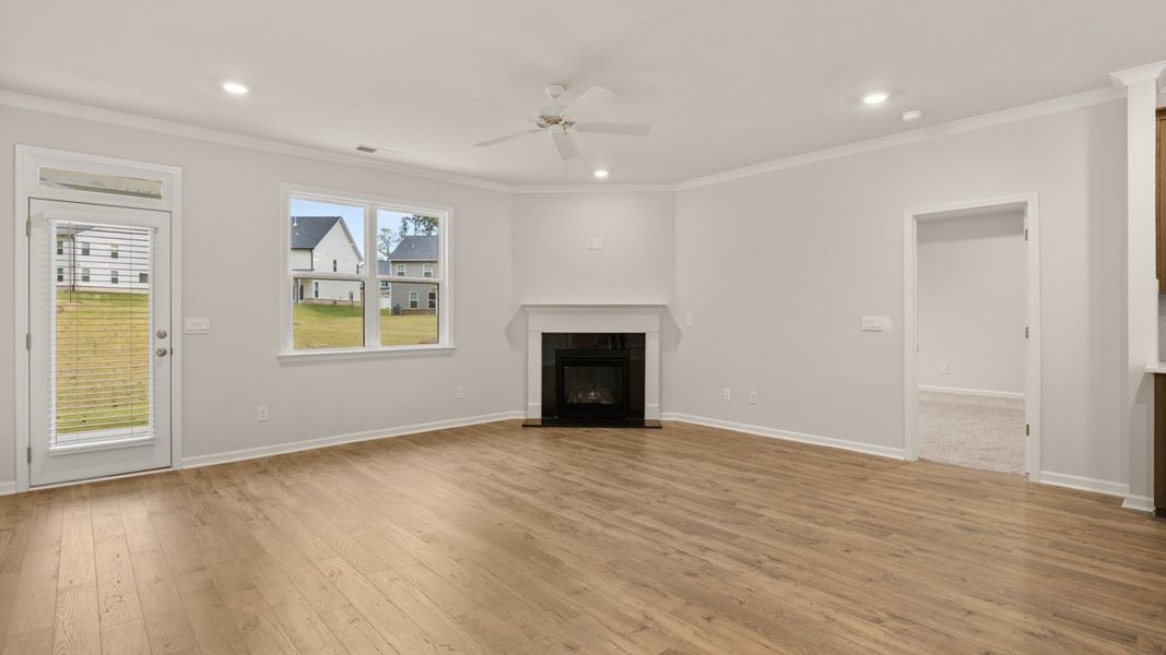 Spacious, unfurnished interior of a new home in The Gates at Pates Creek, Hampton (Image 14).