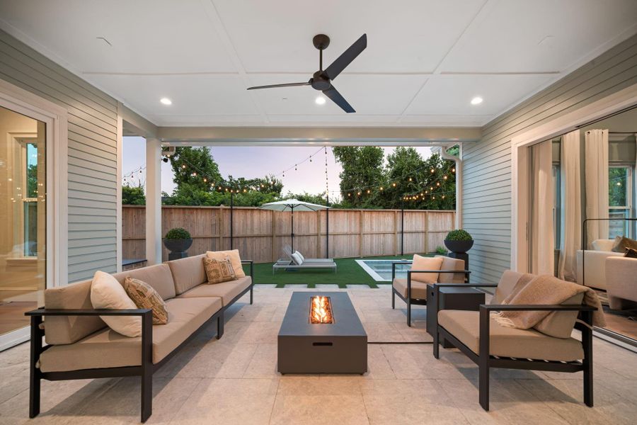Furnished interior view inside a new home in , Houston (Image 38). Furnished interior view inside a new home in , Houston (Image 38).