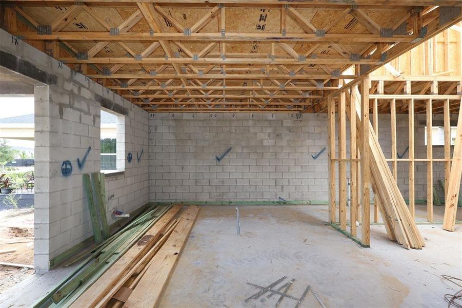 In-progress construction of a new home in Center Lake on the Park, St. Cloud, FL (Image 7). In-progress construction of a new home in Center Lake on the Park, St. Cloud, FL (Image 7).