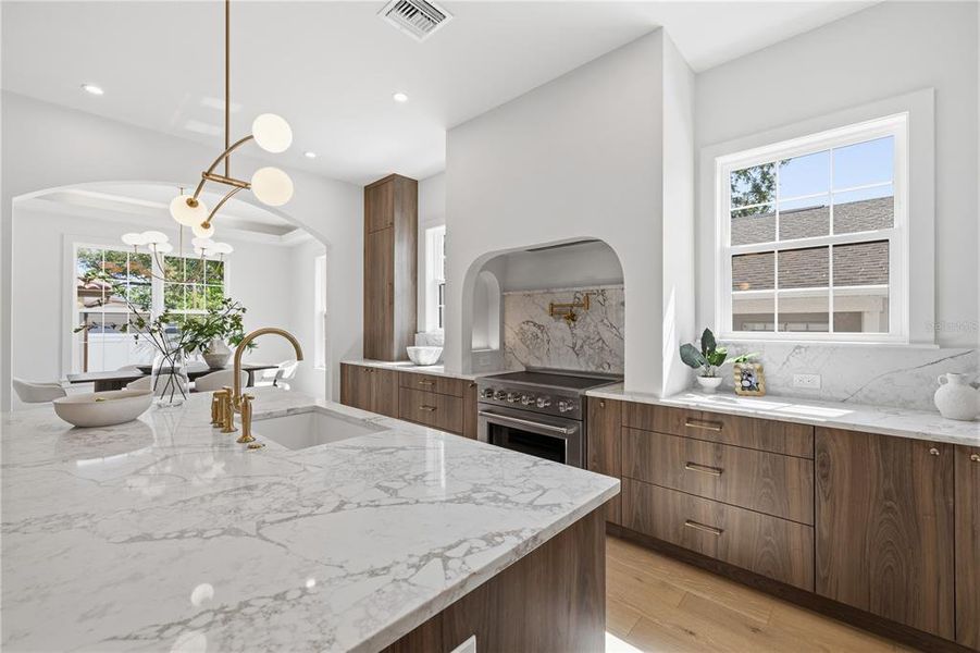 Furnished interior view inside a new home in , St. Petersburg (Image 6).
