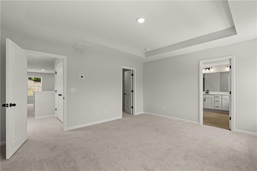 Spacious, unfurnished interior of a new home in The Bluffs, Canton (Image 22).