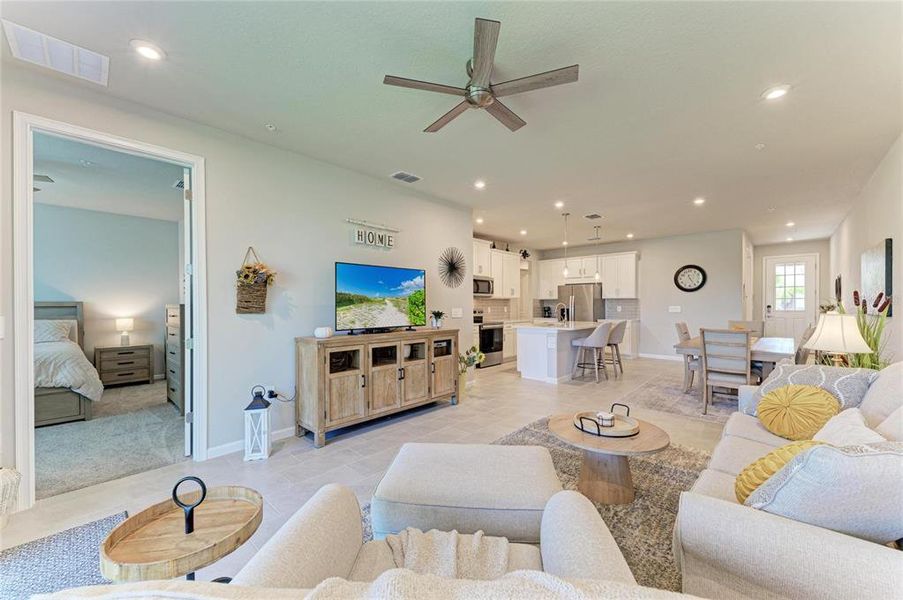 Furnished interior view inside a new home in , Venice (Image 38). Furnished interior view inside a new home in , Venice (Image 38).