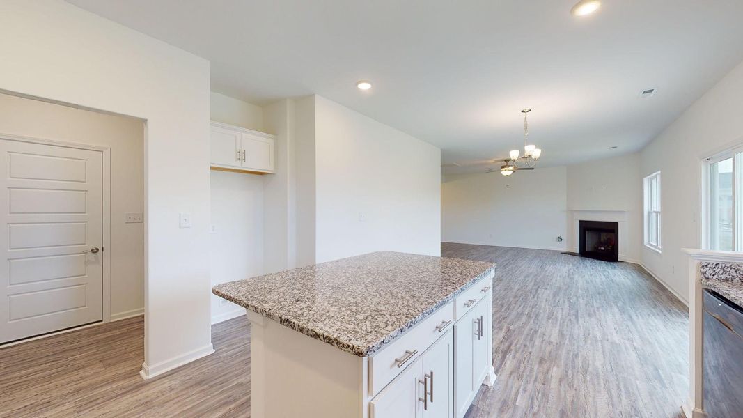 Furnished interior in a model home at Heritage Pointe in Newport (Image 17).
