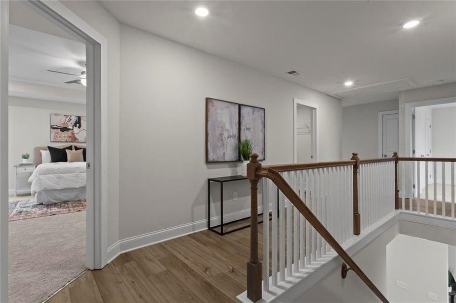 Furnished interior view inside a new home in , Dallas (Image 26).
