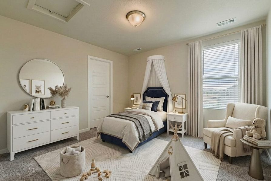 Furnished interior view inside a new home in Buffalo Highlands – Commerce City, Commerce City (Image 15).