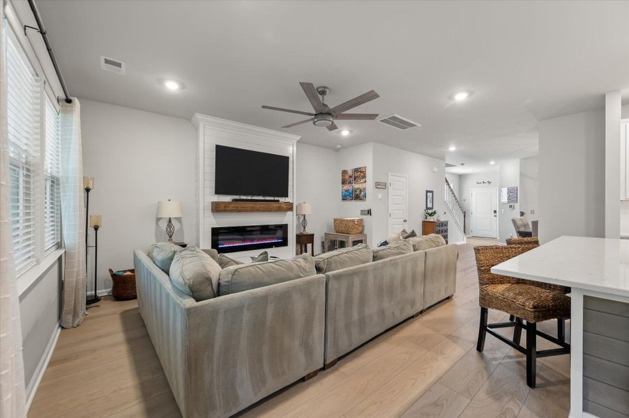 Furnished interior view inside a new home in , Johns Island (Image 11).