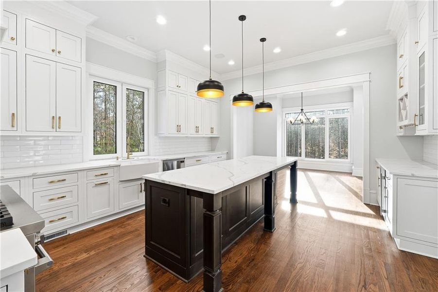 Furnished interior view inside a new home in , Roswell (Image 18).