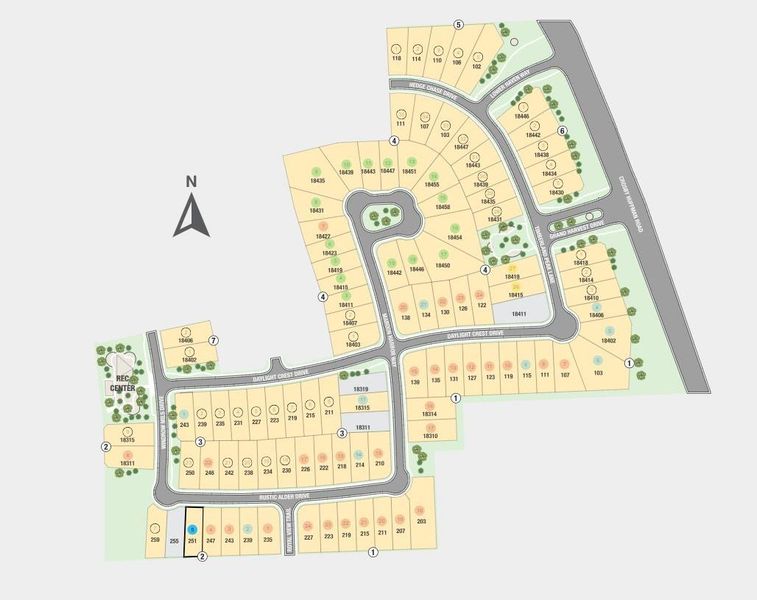 251 Rustic Alder Drive Sitemap