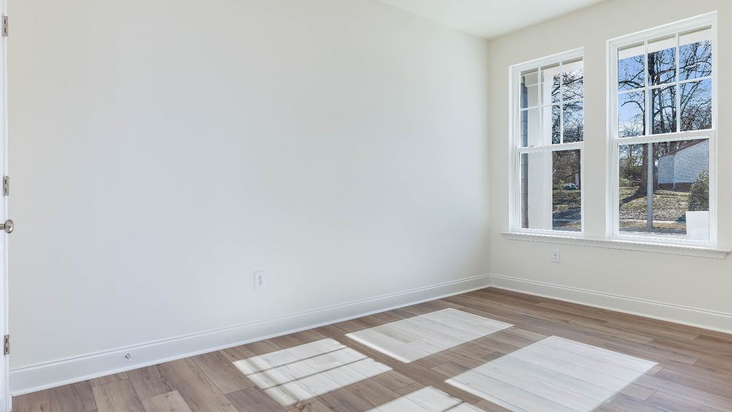Furnished interior view inside a new home in Battle Bridge, Raleigh (Image 17).