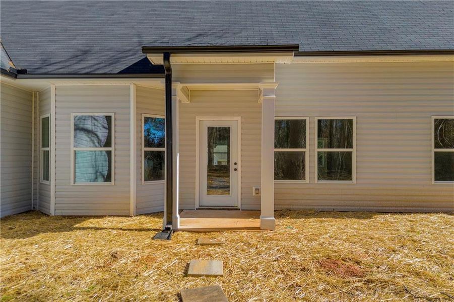 Exterior details and patio area of a home in , Covington (Image 28).