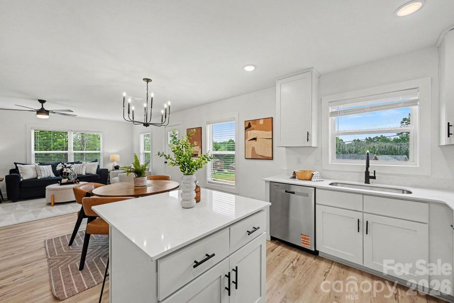 Furnished interior view inside a new home in , Kannapolis (Image 9).