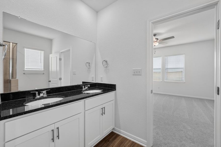 Furnished interior view inside a new home in Sunfield, Buda (Image 29).
