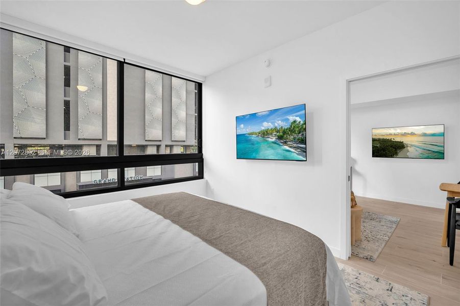 Furnished interior view inside a new home in , Miami (Image 45).