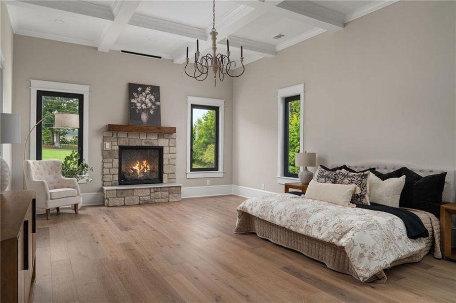 Furnished interior view inside a new home in , Canton (Image 56).