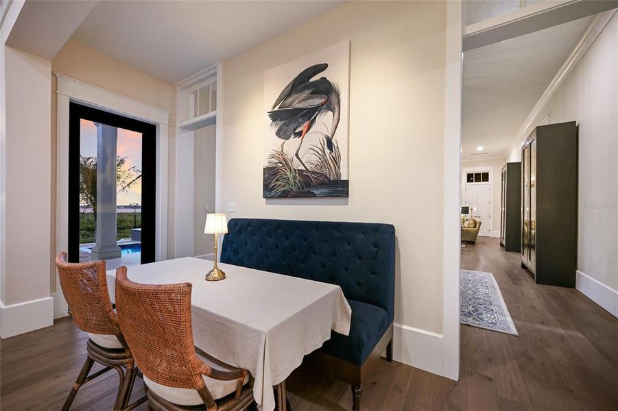 Furnished interior view inside a new home in , Palmetto (Image 8).