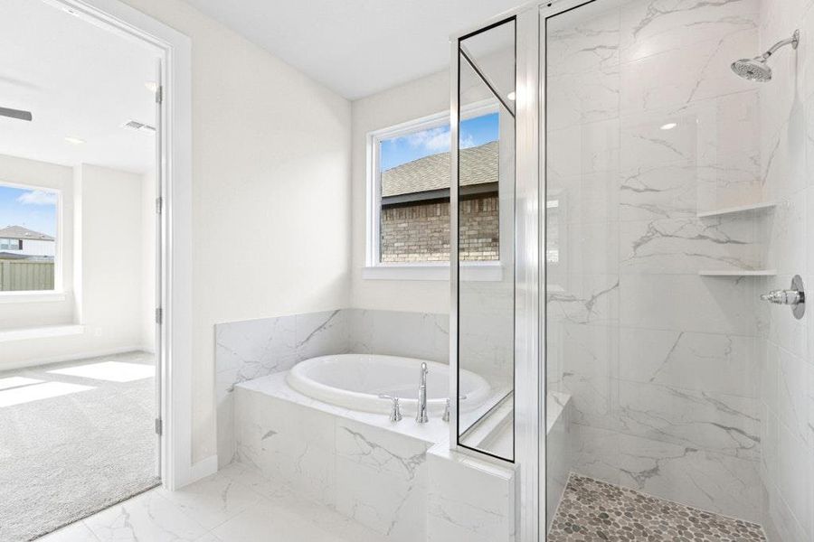 Furnished interior view inside a new home in Santa Rita Ranch, Liberty Hill (Image 10). Furnished interior view inside a new home in Santa Rita Ranch, Liberty Hill (Image 10).