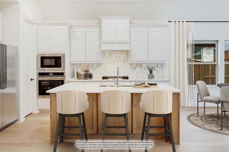 Furnished interior view inside a new home in Windsong Ranch, Prosper (Image 13).