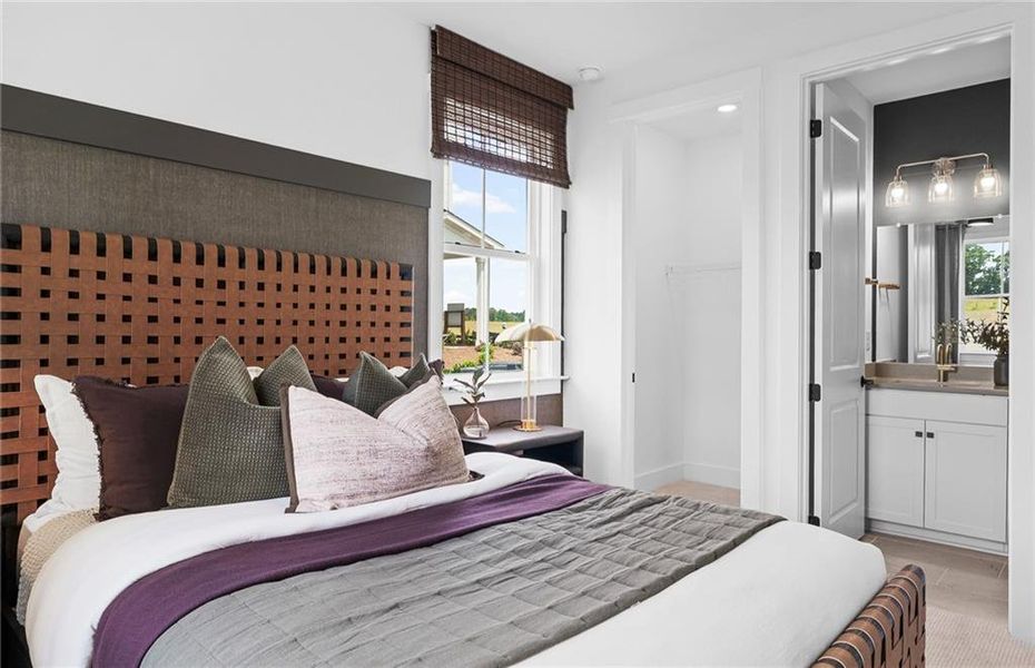 Furnished interior view inside a new home in Bleckley Station, Ball Ground (Image 11).