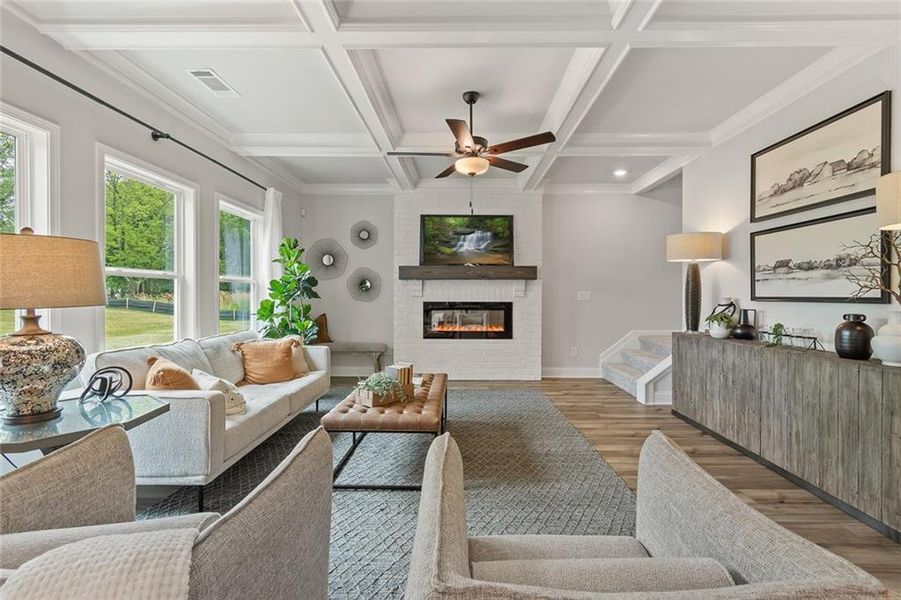 Furnished interior view inside a new home in Summerlin, Winder (Image 27). Furnished interior view inside a new home in Summerlin, Winder (Image 27).