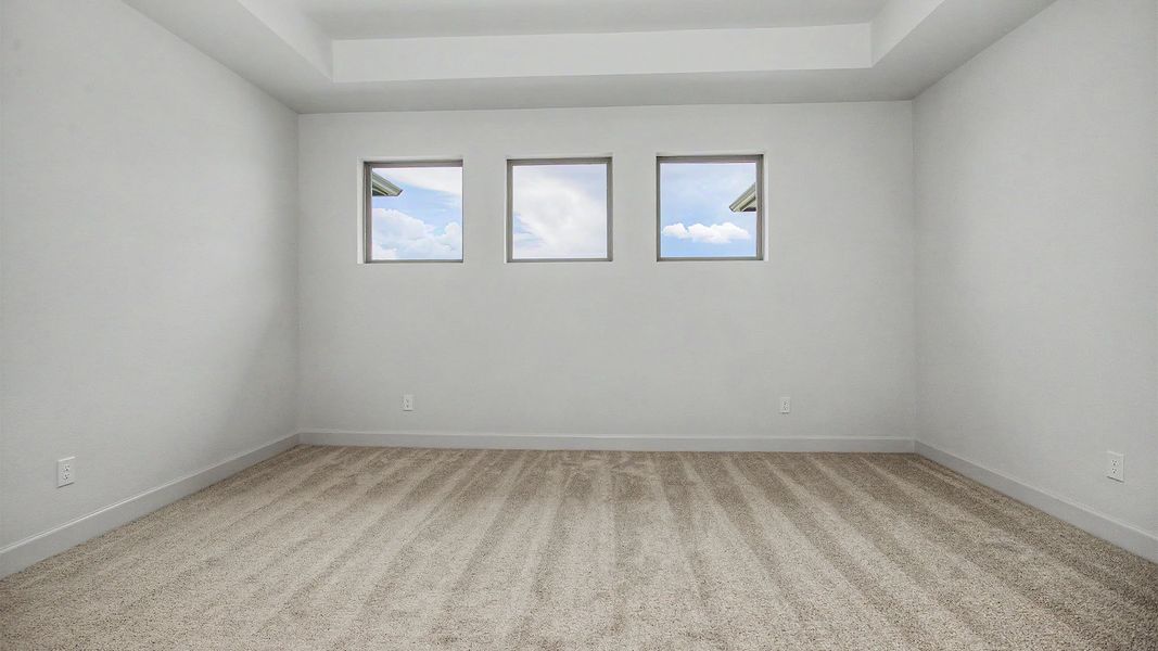 Spacious, unfurnished interior of a new home in Legacy Prairie at Katy Court, Katy (Image 13).