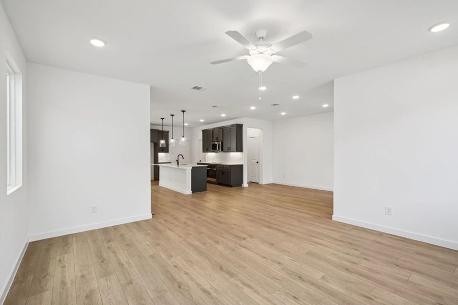 Open Kitchen-Living-Dining Room Open Kitchen-Living-Dining Room