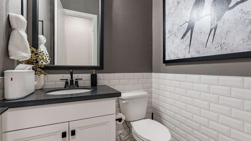 Representative furnished interior of a home built from the Crimson by DRB Homes in Arroyo Seco - Palazzo, Buckeye (Image 4).