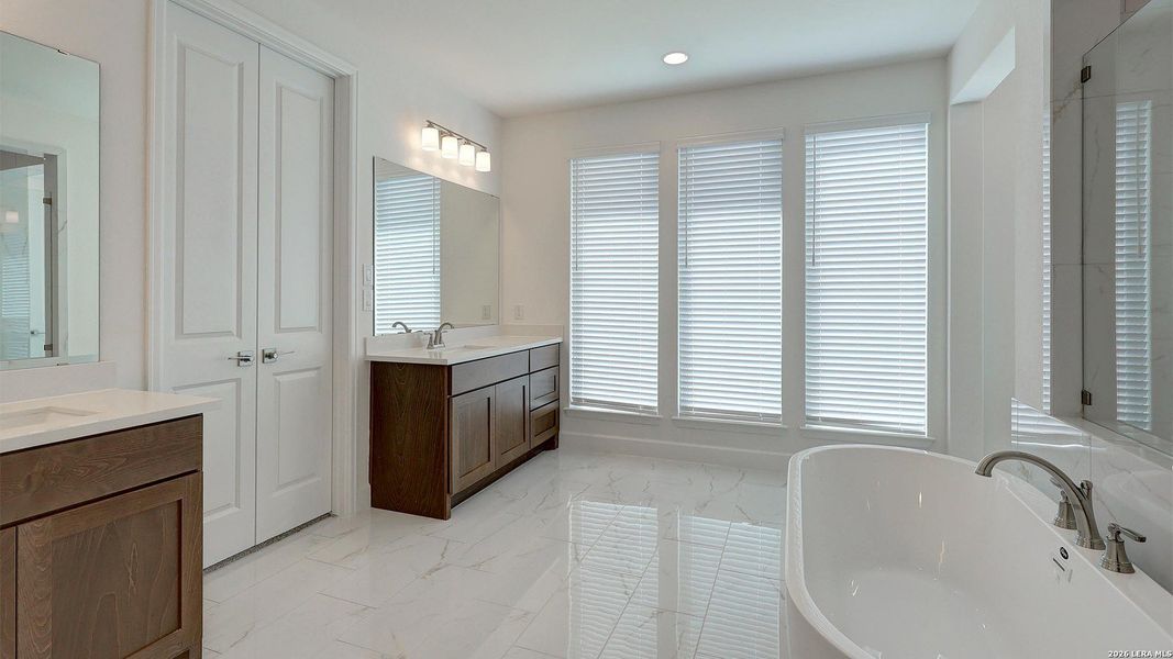 Furnished interior view inside a new home in Ladera, San Antonio (Image 13).