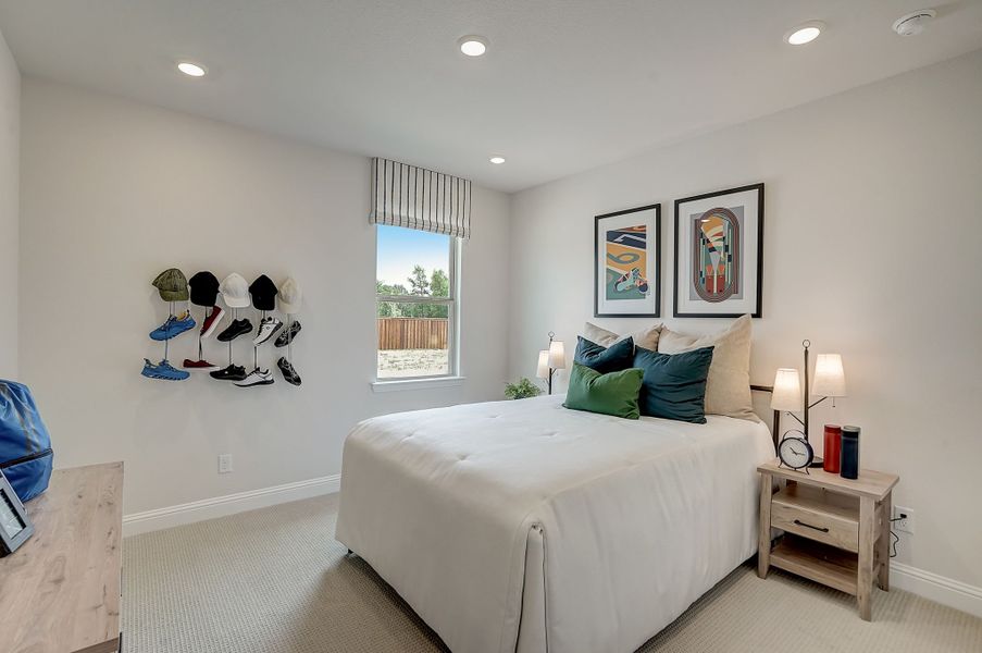 Furnished interior view inside a new home in Cross Creek Meadows, Celina (Image 17).