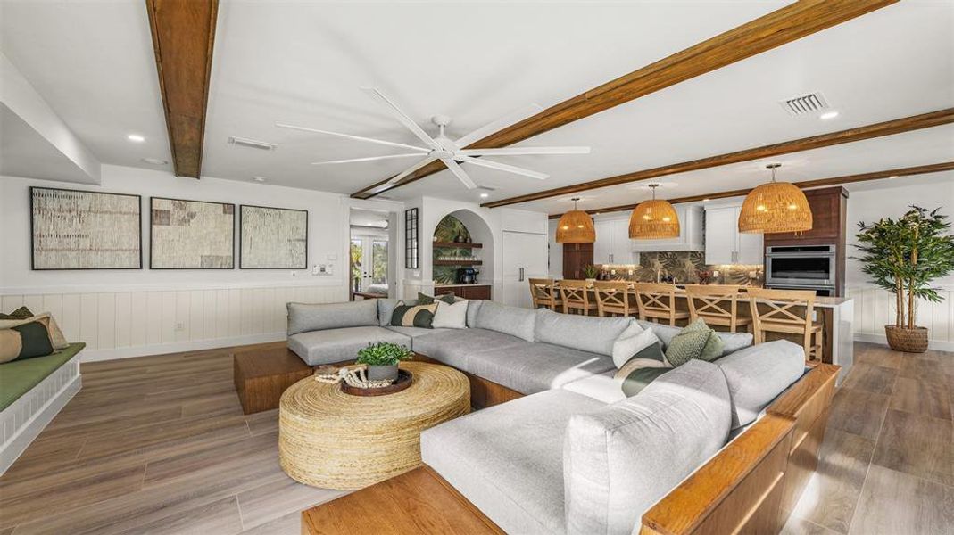 Furnished interior view inside a new home in , Sarasota (Image 8).