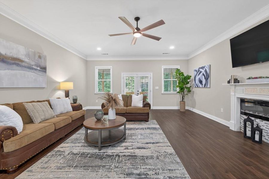 Furnished interior view inside a new home in , Oxford (Image 19). Furnished interior view inside a new home in , Oxford (Image 19).