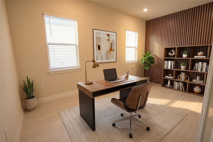 Furnished interior view inside a new home in Parkview Reserve, Orlando (Image 31).