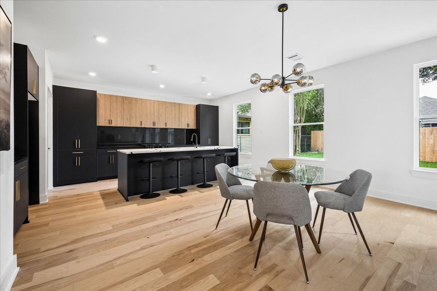 Furnished interior view inside a new home in , Houston (Image 8).