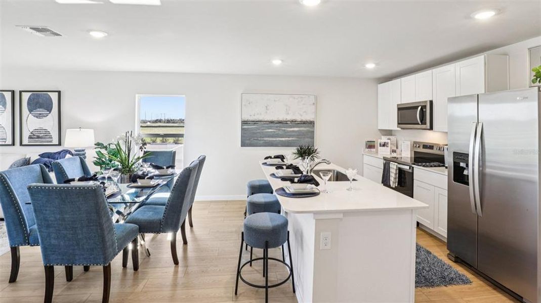 Furnished interior view inside a new home in Derby Creek, Ocala (Image 19).