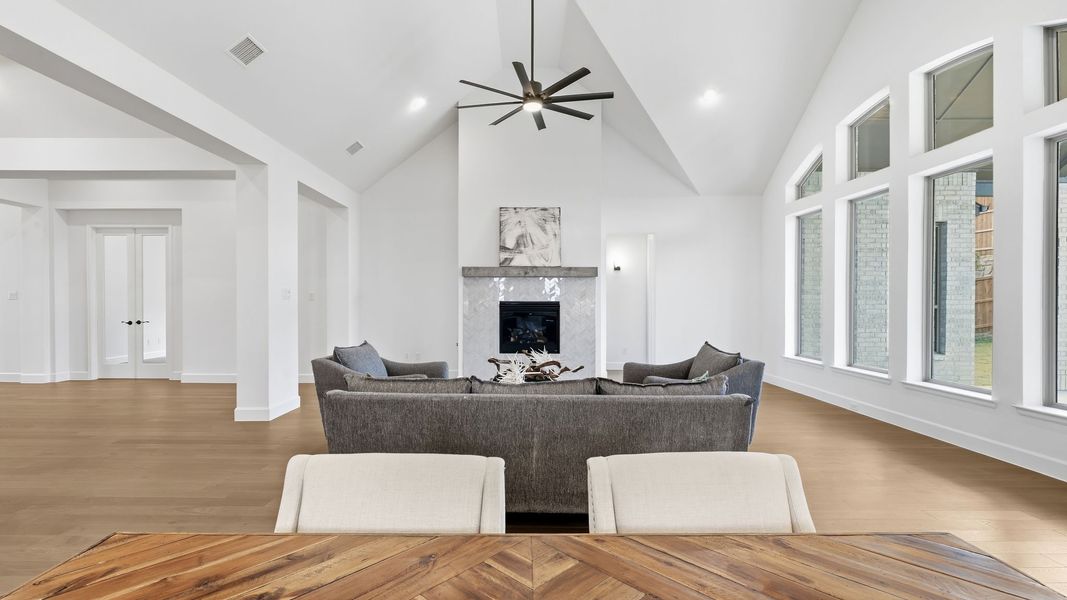 Furnished interior view inside a new home in Sweetgrass, Haslet (Image 14).