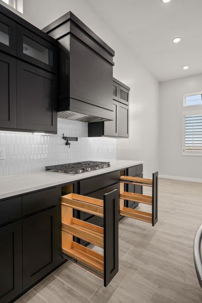 Representative furnished interior of a home built from the Pebble Beach- II by LEH. Homes in Verdancia, El Paso (Image 20).