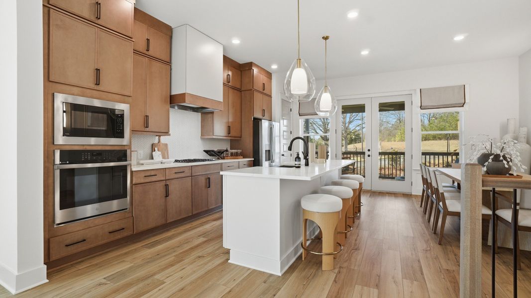 Representative furnished interior of a home built from the Seaton by DRB Homes in Barrett Pointe, Kennesaw (Image 11).