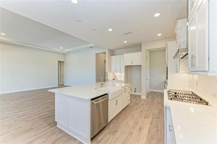 Furnished interior view inside a new home in EVERLY at Wellen Park, Venice (Image 11).