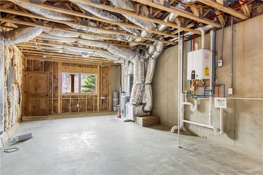 In-progress construction of a new home in , Talking Rock, GA (Image 45).