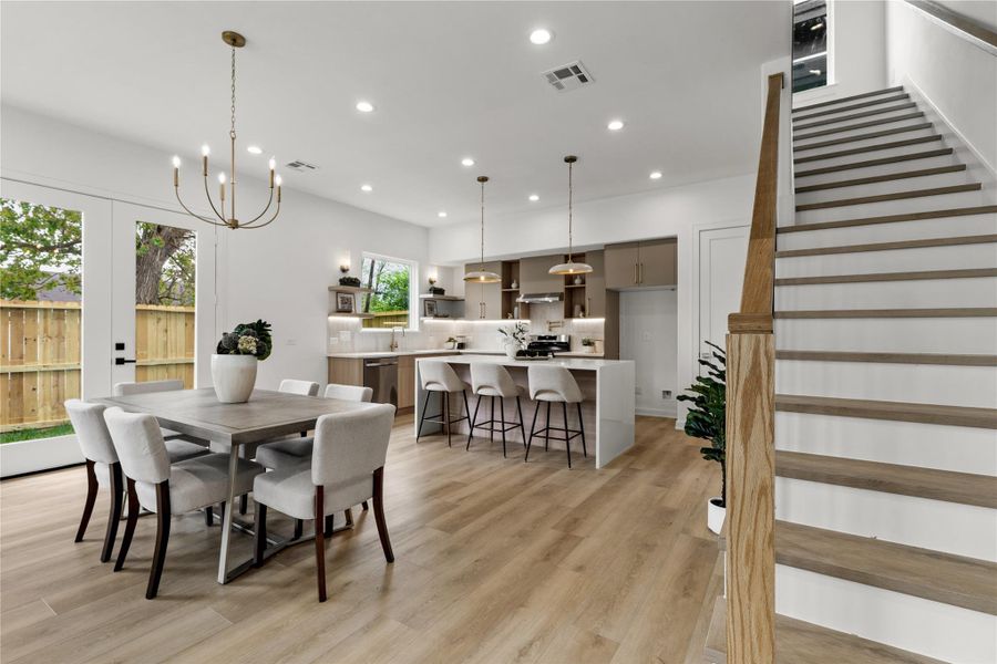Furnished interior view inside a new home in , Houston (Image 27).